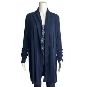 Michael Stars Long Cardigan in Navy - S